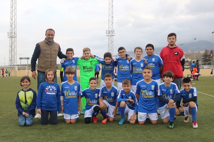 La U.D. Melilla, de la Primera División Benjamín, se impuso el pasado jueves al Sporting Constitución