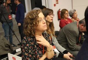 Gloria Rojas y Sabrina Moh en el Comité Federal del PSOE