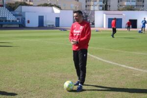 Manolo Herrero, entrenador de la U.D. Melilla