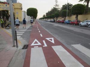 El viernes se inaugurará el nuevo tramo del carril bici en Héroes de Alcántara