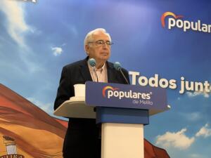 Juan José Imbroda, presidente del PP y senador