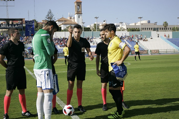 El colegiado almeriense dirigió el pasado curso el partido de Play-Off entre la U.D. Melilla y el Atlético Baleares