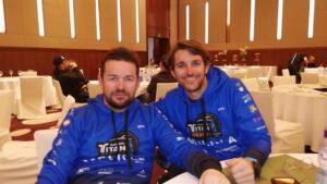 Javi Iglesias y Nacho Herrera lograron finalizar su aventura por tierras arábigas