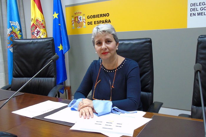 La directora del SEPE, Rosa López Ochoa, puso en valor la bajada del paro en Melilla