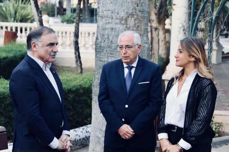 Los tres parlamentarios nacionales del PP en Melilla