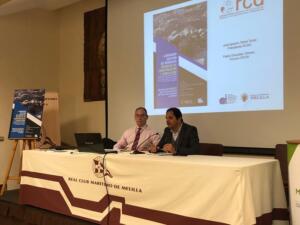 El presidente de la RCDA, José Ignacio Tertre y el consejero de Medio Ambiente