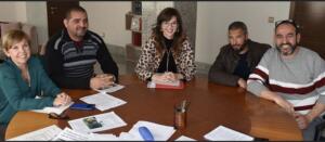 Reunión del sindicato UGT-FICA Melilla con la delegada del Gobierno, Sabrina Moh