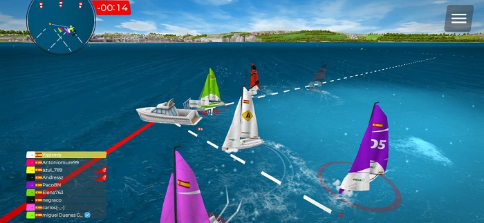 Imagen de la II Regatal Virtual organizada por el Real Club Marítimo de Melilla