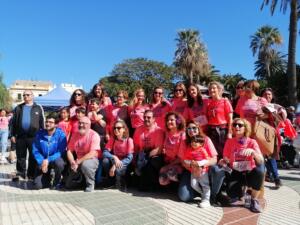 Autoridades melillenses asistentes a la carrera del Día de la Mujer, el 8 de marzo