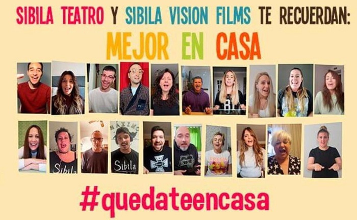Los actores y artistas que aparecen en el videoclip ‘Mejor en casa’ de Sibila Teatro