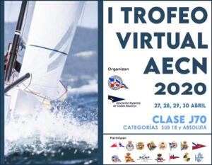 Cartel del Trofeo Virtual de la Asociación Española de Clubes Náuticos