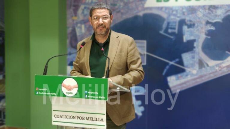 El presidente de Coalición por Melilla (CPM), Mustafa Aberchán