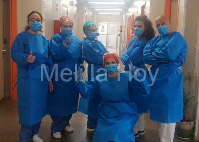 Personal de la Planta de Traumatología del Hospital Comarcal de Melilla