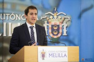 El consejero de Infraestructuras, Urbanismo y Deporte, Rachid Bussian