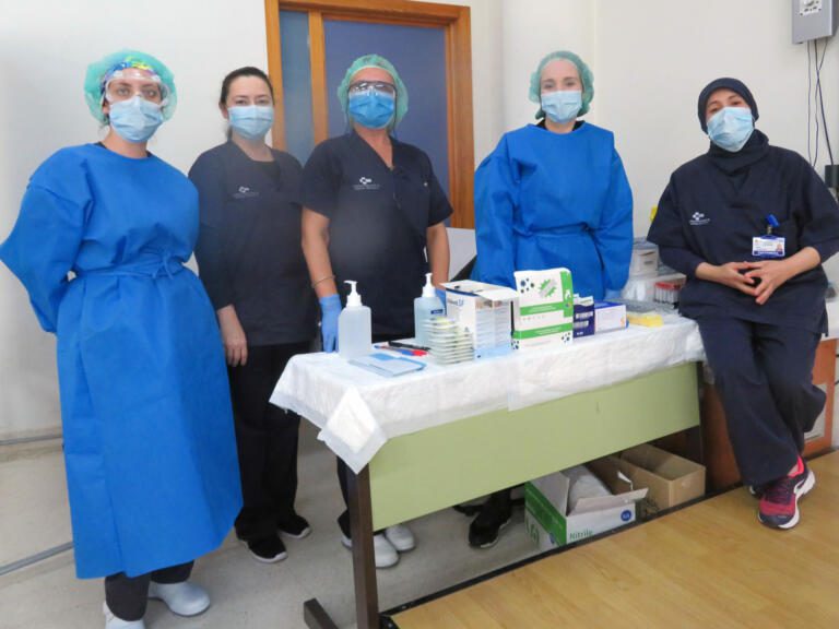 Personal sanitario de Melilla