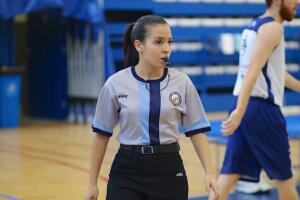 Chayma Kasmi Abdelkader, árbitra del Grupo 2 de la Federación Española de Baloncesto