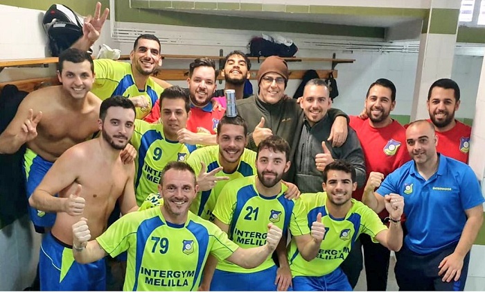 Equipo del Intergym Melilla, campeón del Grupo XXIV de la 3ª División de Fútbol Sala