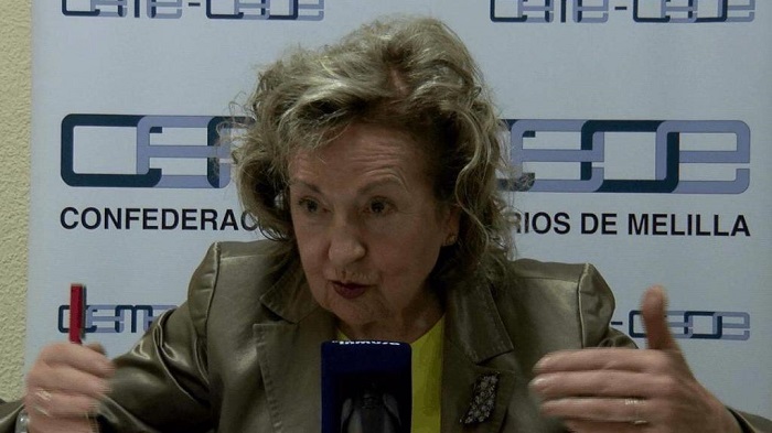La presidenta de la Confederación de Empresarios de Melilla (CEME), Margarita López