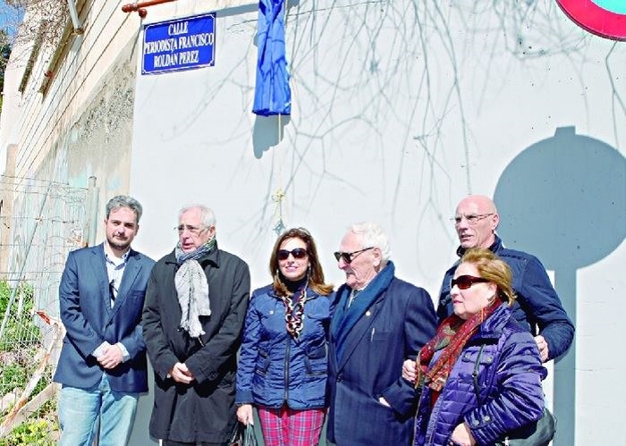 Francisco Roldán tiene una calle en Melilla con su nombre desde el 2013 en la zona de Huerta Salama