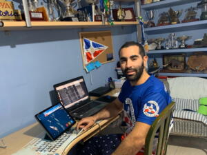 Yasir Mohamed (imagen) y Francisco Benítez comenzaron a competir anoche