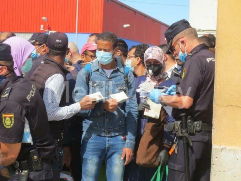 Imagen de la repatriación de marroquíes que se empezó a hacer el viernes