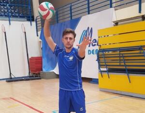 El central Vitali Kobzev ha jugado las dos últimas temporadas en el Club Voleibol Melilla