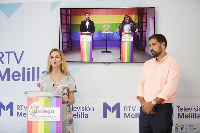 La consejera Elena Treviño y el gerente de TVM