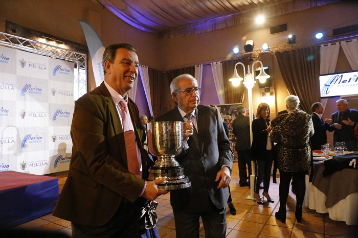 Antonio Miranda y Juan José Imbroda compartieron con los clubes y federaciones el Premio Nacional del Deporte del CSD en 2019