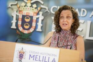 La secretaria general del PSOE, Gloria Rojas