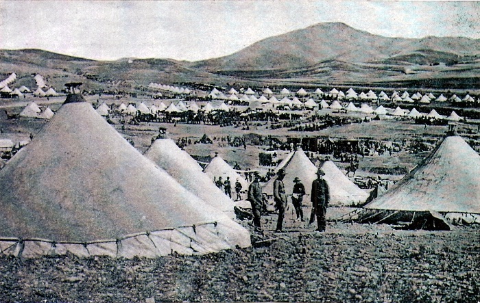 Campamento central de Bugardain, situado entre Kandusi y Dar Quebdani