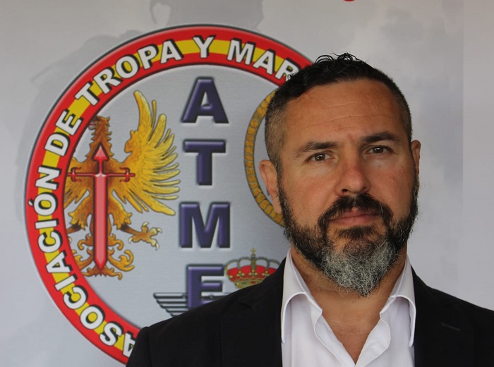 Antonio Gómez, presidente de la Asociación de Tropa y Marinería Española “ATME”