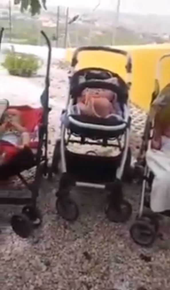 Un fragmento del video grabado por atrapadas en Melilla