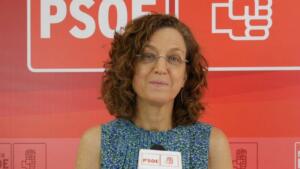 La secretaria general del PSOE de Melilla, Gloria Rojas