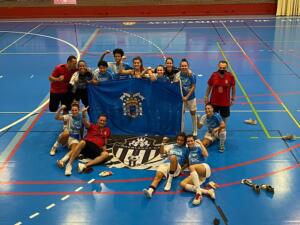 El Torreblanca Melilla quiere repetir esta misma imagen si gana para lograr el ascenso a la élite del fúbol sala nacional