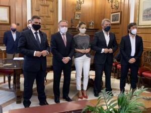 Responsables de Bankia y de la Ciudad Autónoma