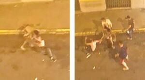 Imágenes del vídeo que grabó una vecina en el momento del asalto