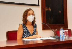 La secretaria general del PSOE y vicepresidenta 1ª de la Ciudad Autónoma, Gloria Rojas