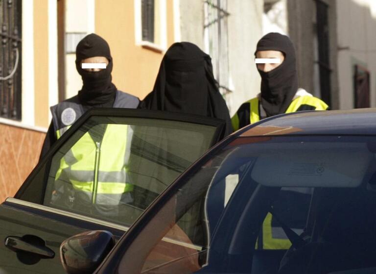 Imagen de una las 17 operaciones antiyihadistas realizadas en Melilla desde 2012
