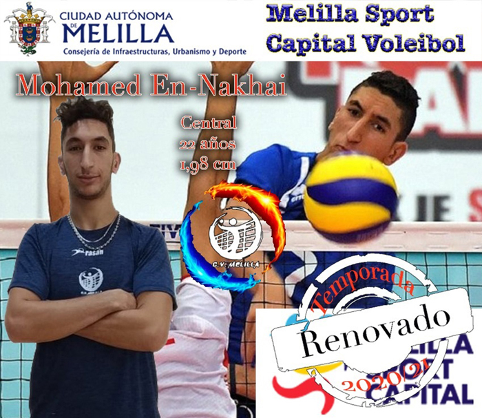 Mohamed En Nakhai seguirá una temporada más en el MSC Voleibol