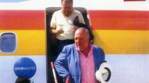 Esta imagen de Villarejo llegando a Melilla, objeto del juicio