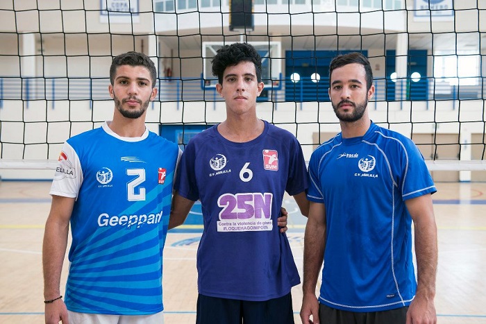Nayim El Founti, Sufian El Mesaoudi Y Ilias Azmi renuevan por el Club Voleibol Melilla