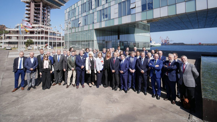 Reunión del FCI en el puerto de Gijón, el pasado año