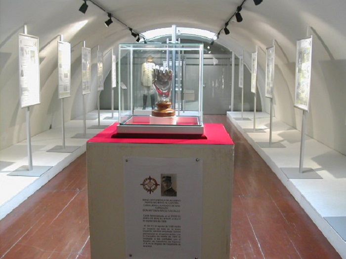 La mano del capitán Antonio Ripoll está expuesta en el Museo Militar