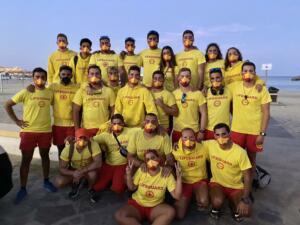 Último día de los socorristas en las playas y última imagen de la temporada 2020