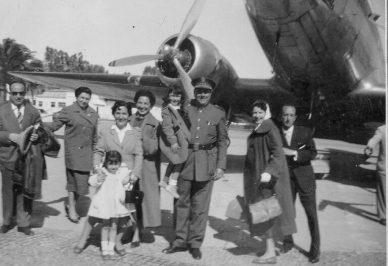 Viajeros llegados al Aeropuerto de Tauima 1961