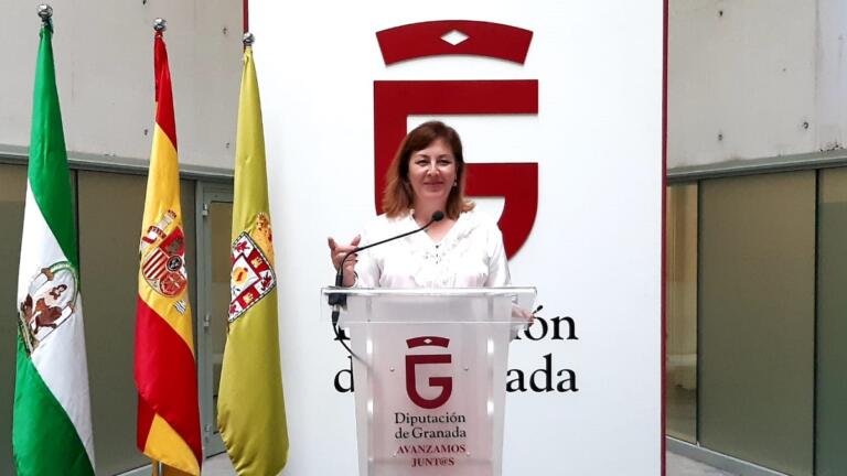 La portavoz de Vox en la Diputación de Granada, Cristina Jiménez