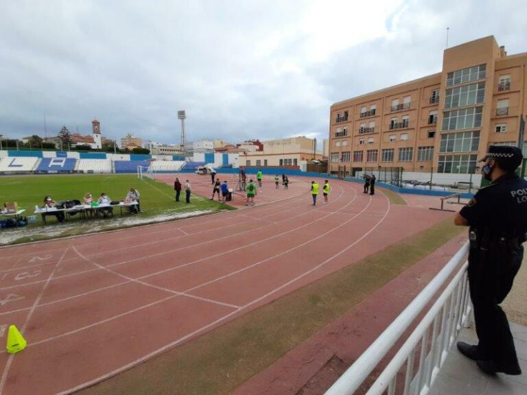 No se permitió el acceso de público y los elementos fueron desinfectados de manera continua