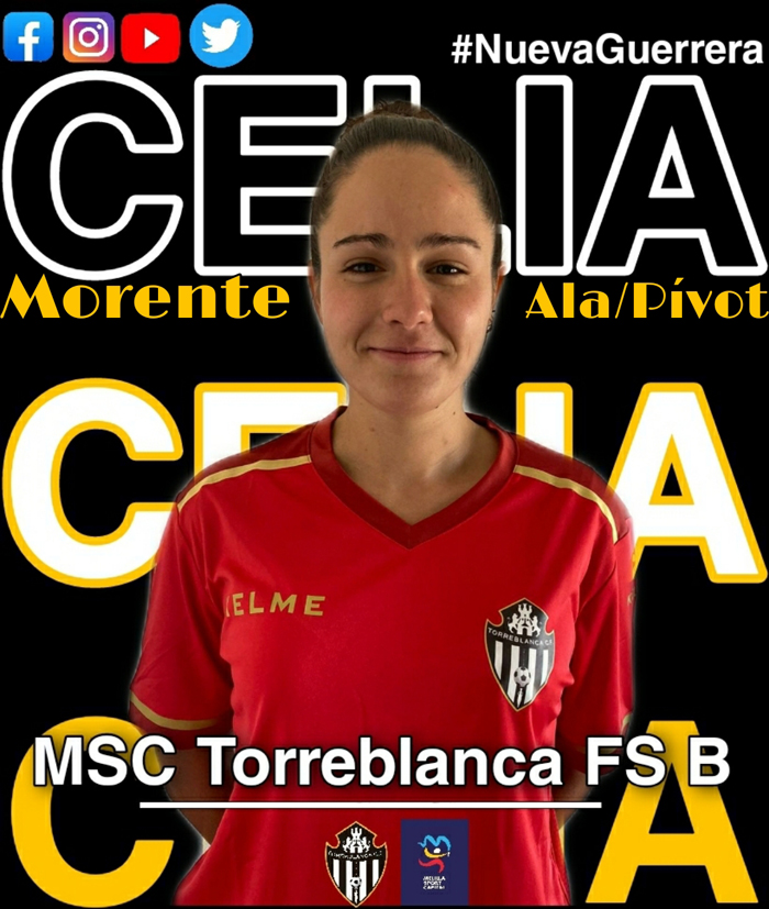 Celia Morente, jugadora del MSC Torreblanca B