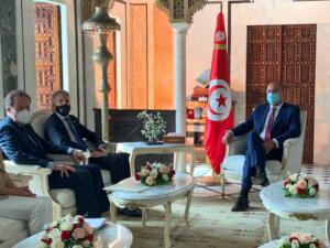 Fernando Grande-Marlaska se ha reunido con el primer ministro de Túnez, Hichem Mechichi, y con su homólogo, Taoufik Charfeddine