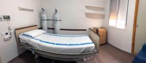 Las habitaciones están preparadas para acoger a los pacientes